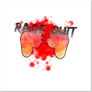 Rage Quit Posters and Art